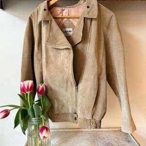 Bagatelle Light Tan Leather Jacket